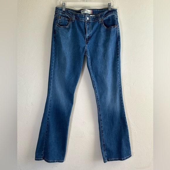 Levi’s 518 Super Low Boot Cut Medium Wash Jeans Sz 13 Juniors - Picture 1 of 11